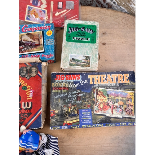 211 - Vintage Jigsaws, Dolls & Toys