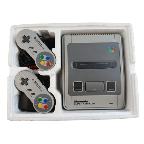 356 - Boxed Nintendo Super Famicom (Hong Kong) Video Game Console