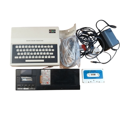 358 - Radio Shack TRS-80 Micro Color Computer with Micro Games Cassette
