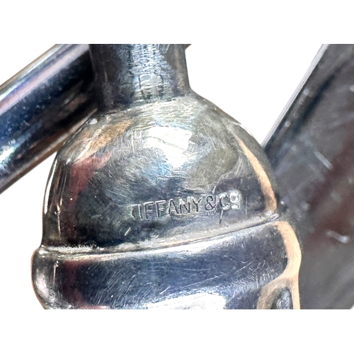 74 - Tiffany & Co. 925 Sterling Silver Bamboo Handle Bar Set