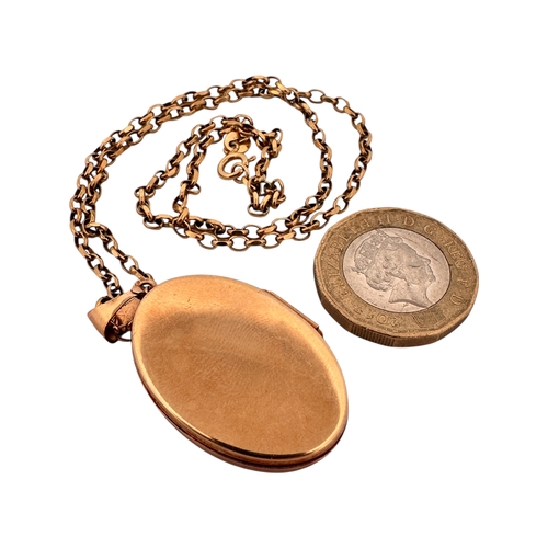 48 - Nine Carat Gold Photograph Locket with 18