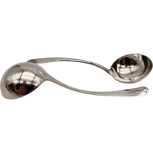 113 - Pair of George III Hallmarked Silver Ladles. London 1799. 107g