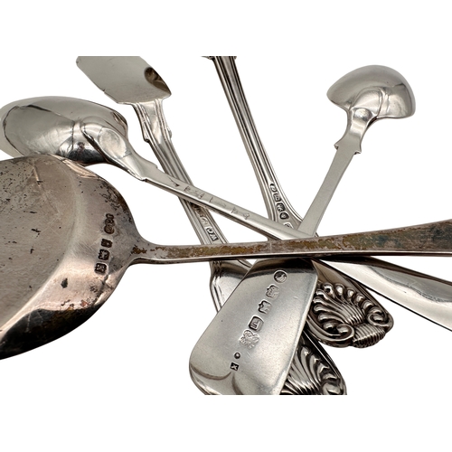 116 - Mixed Hallmarked Silver Cutlery including Georgian. 288g