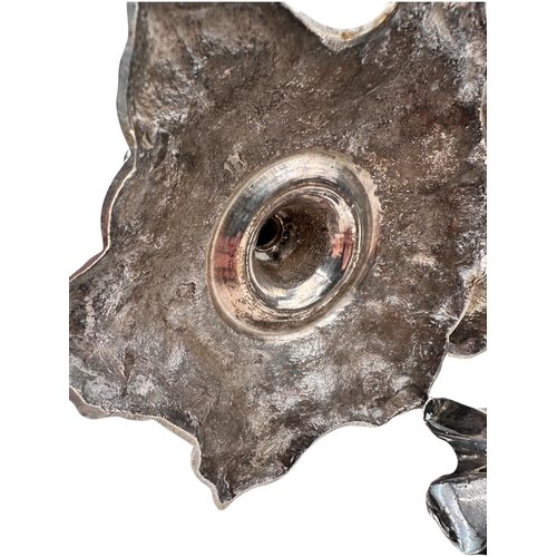 110 - Four George II Solid Silver Candlesticks Approximately 9