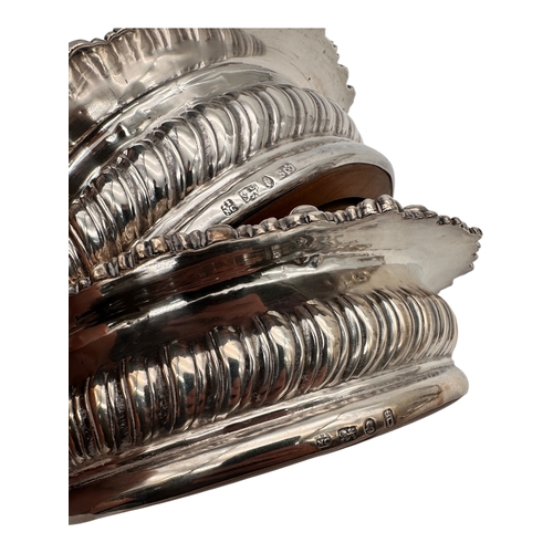 78 - Two George IV Hallmarked Silver Wine Coasters. Sheffield 1826, 1838.