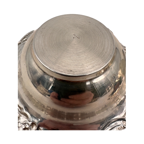 80 - Pair of Spun & Pressed Silver Dishes, marked 'Silver' to the base. 130g