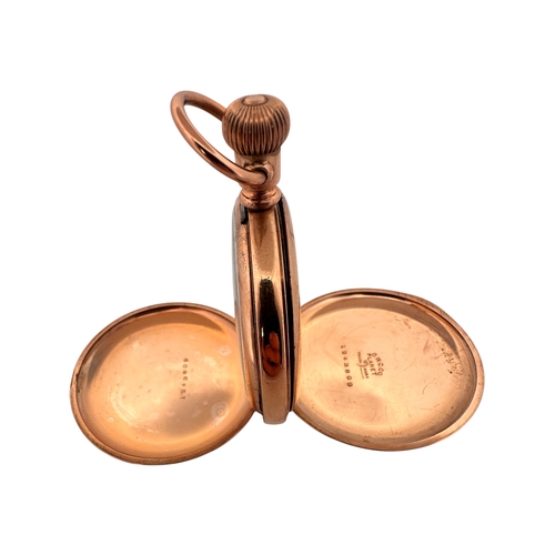 178 - Waltham Mass Full Hunter 'Traveler' Pocket Watch in Gold Plated C.W.C.Co 'Planet' Case. Watch is Tic... 