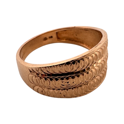 191 - Nine Carat Gold Ring. Size V. 3.05g