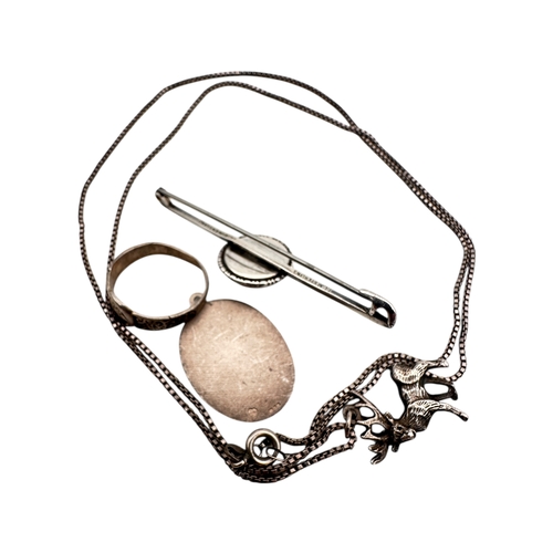 45 - Group of Silver Jewellery Items 17g gross weight.