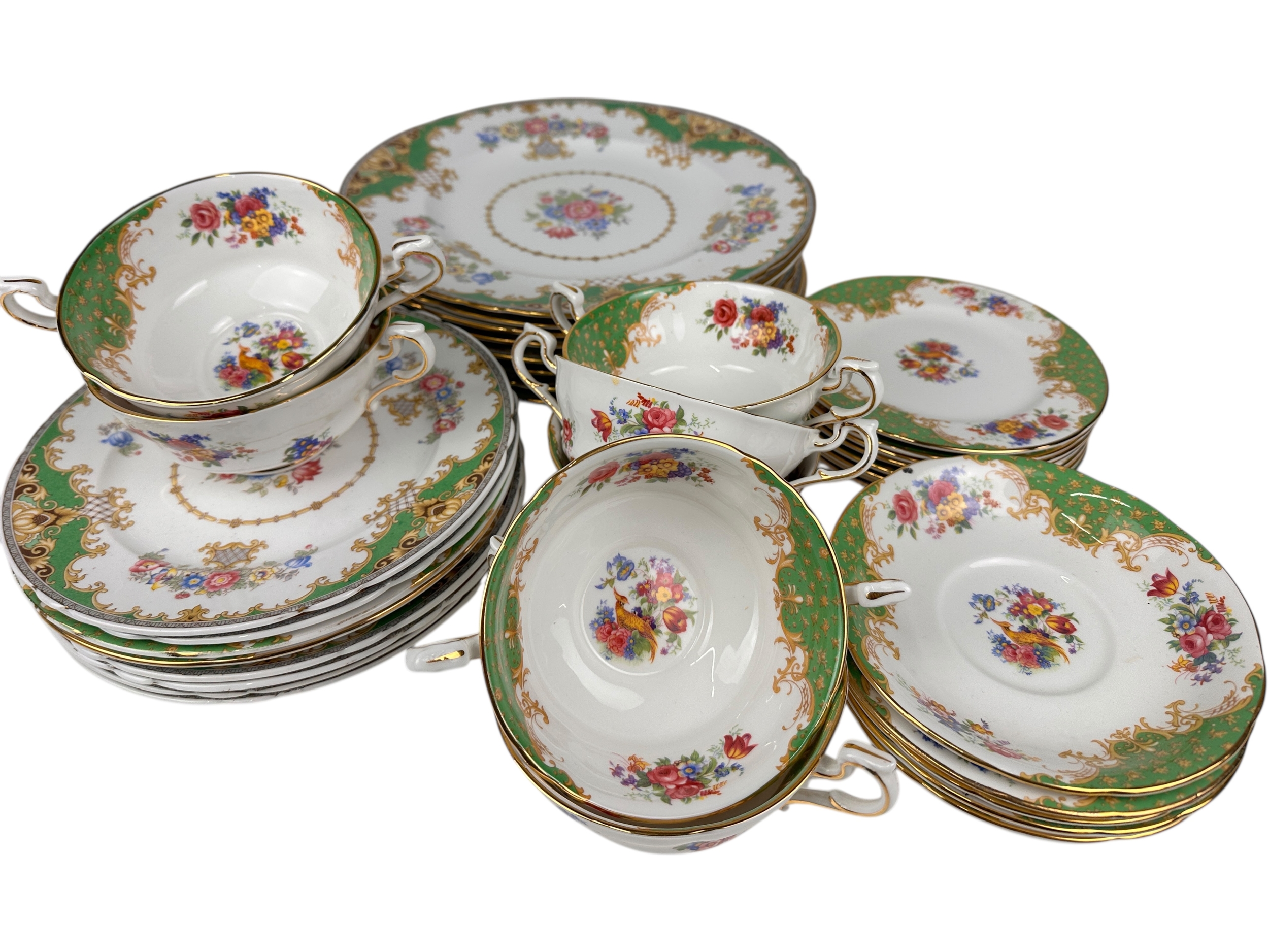 Matched set of Dinner Service Items. Shelley 'Sheraton' Pattern and ...