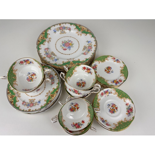 Matched set of Dinner Service Items. Shelley 'Sheraton' Pattern and ...