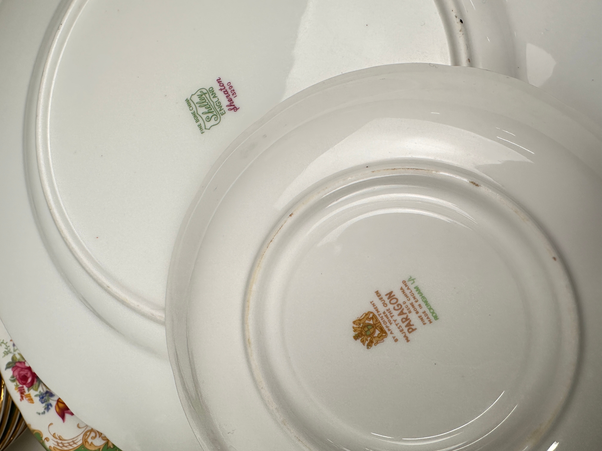 Matched set of Dinner Service Items. Shelley 'Sheraton' Pattern and ...