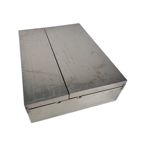 505 - Metal Mirrored Bathroom Cabinet...
