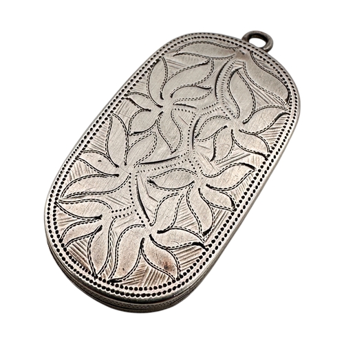 15 - Silver Georgian Vinaigrette, Birmingham 1809. 19.77g...