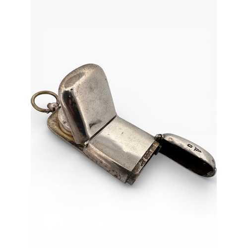 149 - Walker & Hall Combination Sovereign & Vesta Case. Sheffield 1903. 36.33g