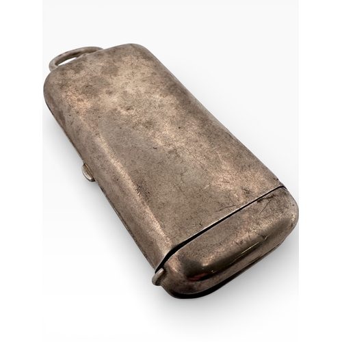 150 - Silver Combination Sovereign, Stamp & Vesta Case, Chester 1903, Payton, Pepper & Sons Ltd. 48.82g