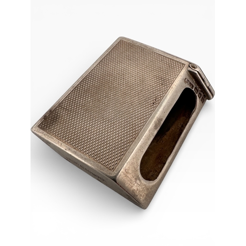 153 - Art Deco Silver Matchbox Holder London 1927. 22.25g