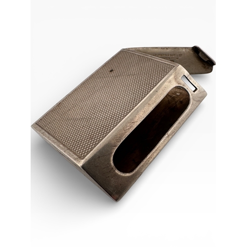 153 - Art Deco Silver Matchbox Holder London 1927. 22.25g