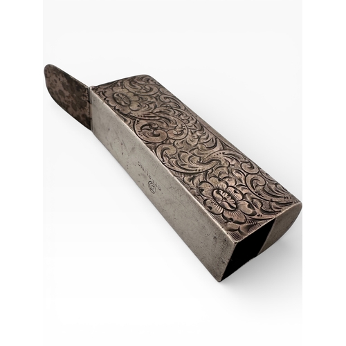 157 - Sterling Silver Wax Seal Case. 17.38g