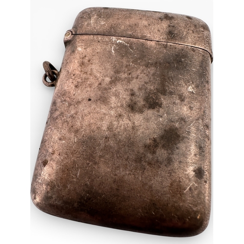 167 - Large Hallmarked Silver Vesta Case, Birmingham 1908. 56.83g