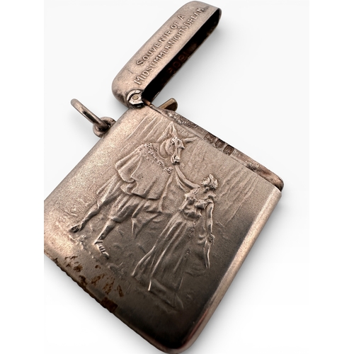 172 - 1905 Midsummer nights Dream, Adelphi Theatre Silver Vesta Case. Goldsmiths & Silversmiths Company. 1... 