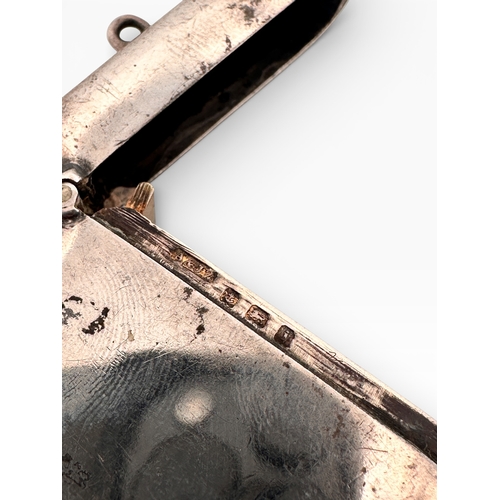 174 - Hallmarked Silver Vesta Case Birmingham 1908. 41.35g