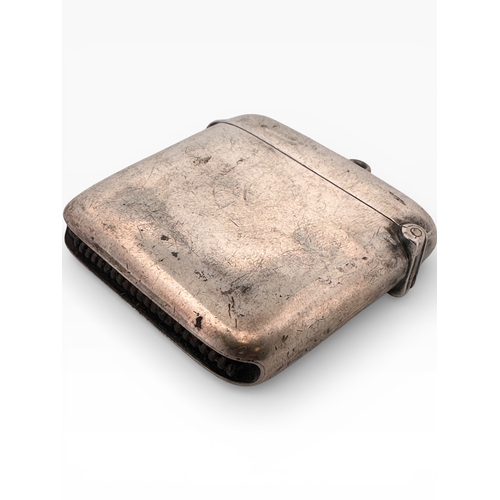 174 - Hallmarked Silver Vesta Case Birmingham 1908. 41.35g
