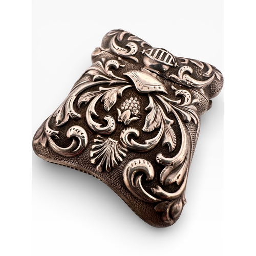 176 - Ornate Victorian Silver Vesta Case. Birmingham 1887. 18.07g