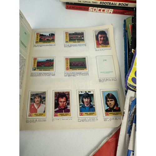 687 - Vintgae Football Annuals, Sticker Book and Programmes