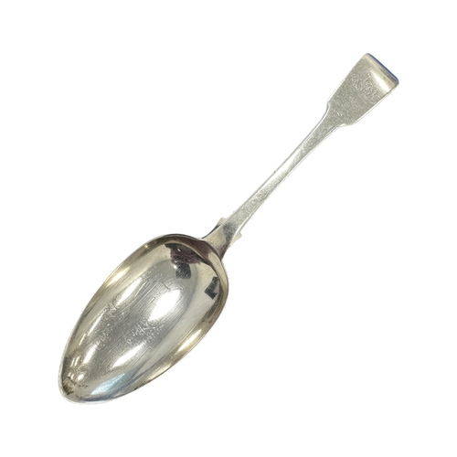 217 - Hallmarked Silver Serving Spoon, London 1826 by J. Meek. 86.26g