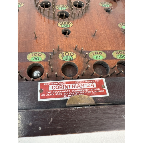 569 - Corinthian 24 Tournament Bagatelle Board, Working Order