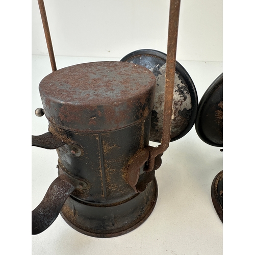 378 - Pair of Vintage Battery Operated Railway Lanterns by Stadium England