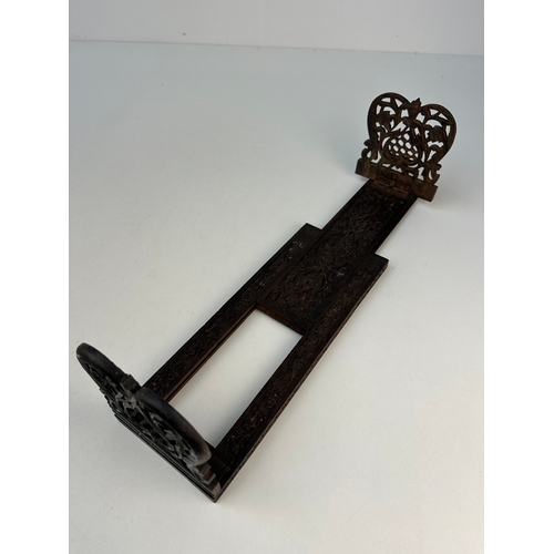 379 - Carved Wooden Book Slide