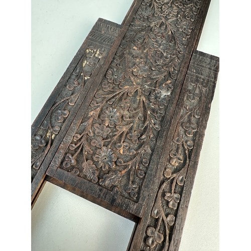 379 - Carved Wooden Book Slide