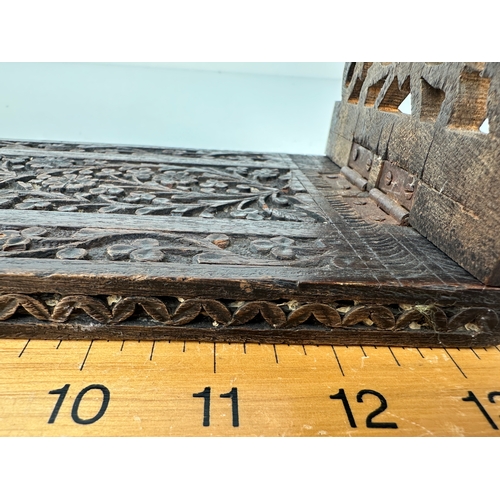 379 - Carved Wooden Book Slide