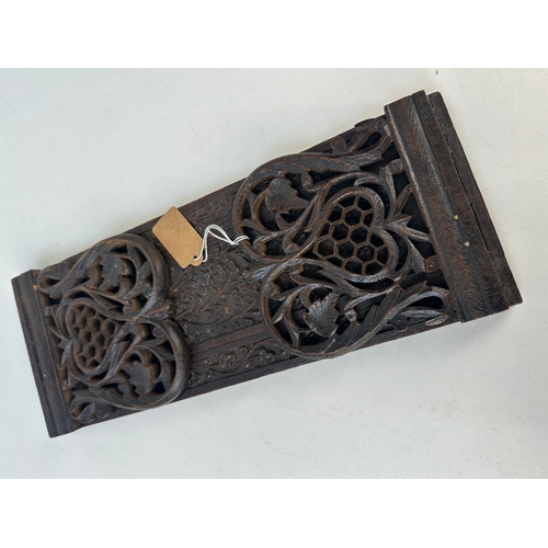 379 - Carved Wooden Book Slide
