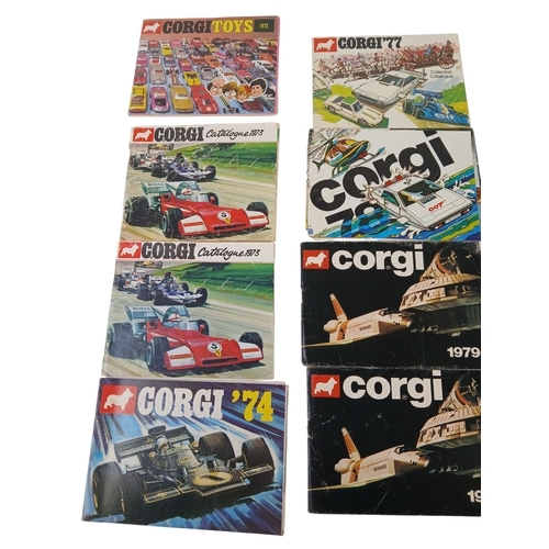 572 - Quantity of Mostly 1970s and 1980s Diecast Catalogues including Corgi and Dinky – some duplicates