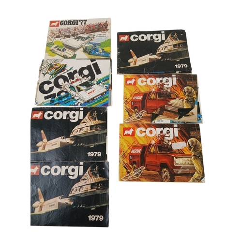 572 - Quantity of Mostly 1970s and 1980s Diecast Catalogues including Corgi and Dinky – some duplicates
