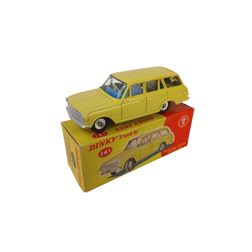 558 - Boxed Dinky Toys 141 Vauxhall Victor Estate in pale yellow with blue interior
