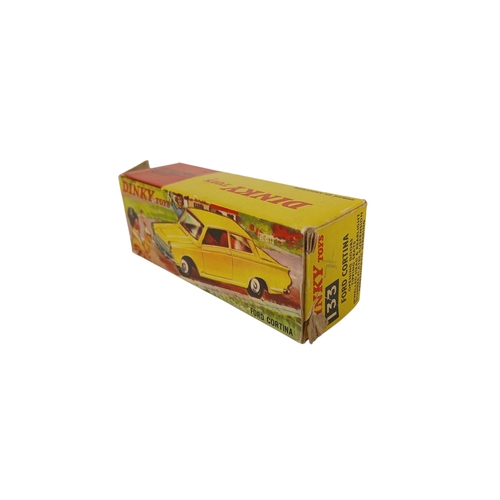 560 - Pair of Boxed Dinky Toys Diecast Models including 117 Four Berth Caravan in pale yellow w/ grey door... 