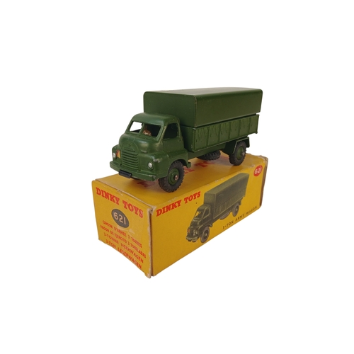 562 - Group of 5 Boxed Dinky Toys Military Vehicles including 621 3-Ton Army Wagon, 643 Army Water Tanker,... 