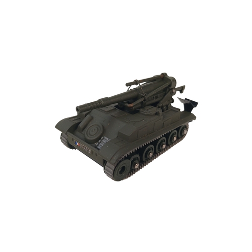 564 - Boxed French Dinky Toys 813 Canon de 155 Automoteur with Camouflage Netting