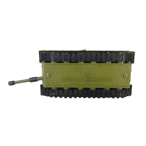 566 - Boxed Dinky Toys 616 AEC Artic Transporter with Chieftain Tank – netting and shells present