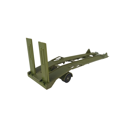 566 - Boxed Dinky Toys 616 AEC Artic Transporter with Chieftain Tank – netting and shells present