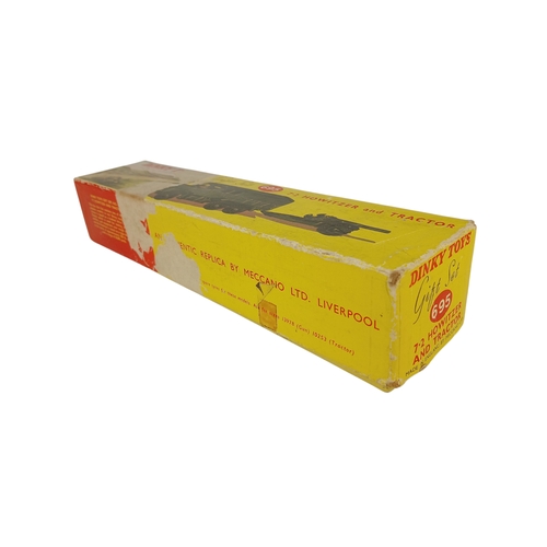 568 - Boxed Dinky Toys Gift Set 695 7.2 Howitzer and Tractor – driver figure and some inner packing missin... 