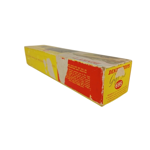 568 - Boxed Dinky Toys Gift Set 695 7.2 Howitzer and Tractor – driver figure and some inner packing missin... 