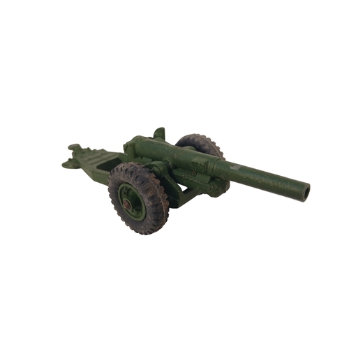 568 - Boxed Dinky Toys Gift Set 695 7.2 Howitzer and Tractor – driver figure and some inner packing missin... 