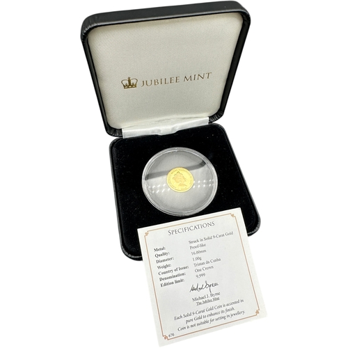 197 - 1g Nine Carat Gold Proof Like Crown