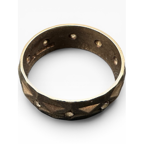 57 - Nine Carat Gold Eternity style Ring. Size L. 2.85g...