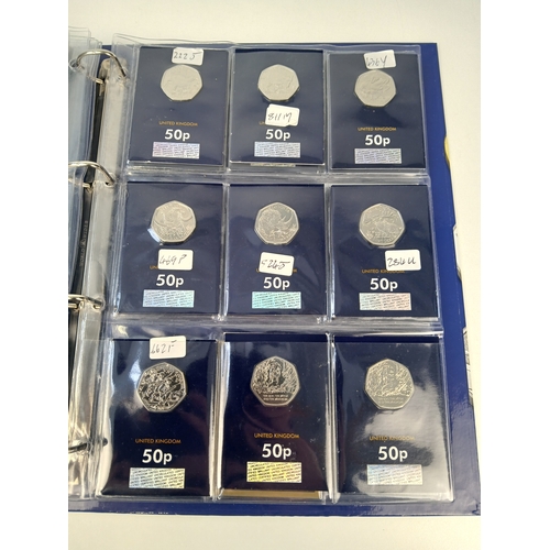 463 - Collection of Approximately 65 Commemorative 50p, £1 and £5 Coins in Change Checker Binder including... 
